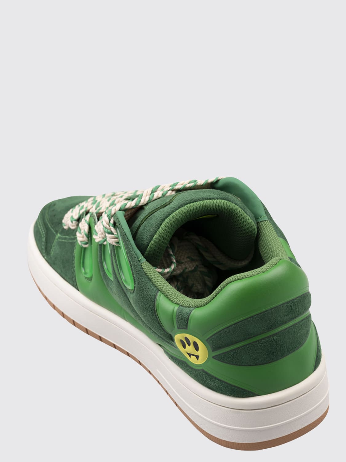 スニーカー BARROW Men Sneakers Green F3BWUASN172 080 BARROW: Sneakers men - Green | Barrow sneakers F3BWUASN172