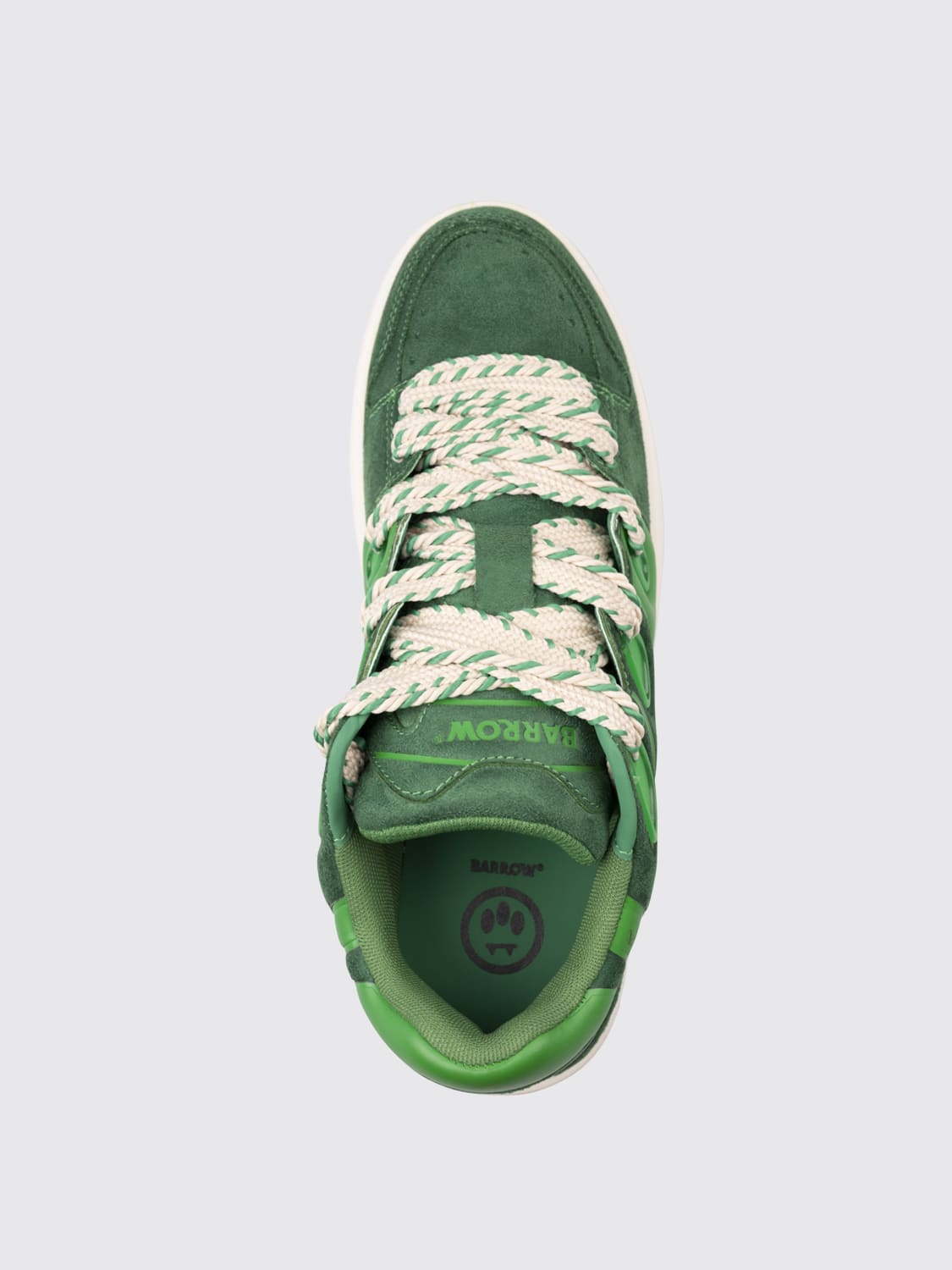 スニーカー BARROW Men Sneakers Green F3BWUASN172 080 BARROW: Sneakers men - Green | Barrow sneakers F3BWUASN172
