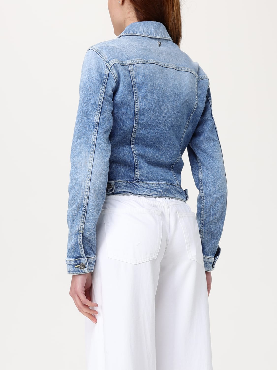 ジャケット DONDUP Woman Jacket Blue DJ460DSH365DIQ1 800 DONDUP: Jacket woman - Blue | Dondup jacket DJ460DSH365DIQ1