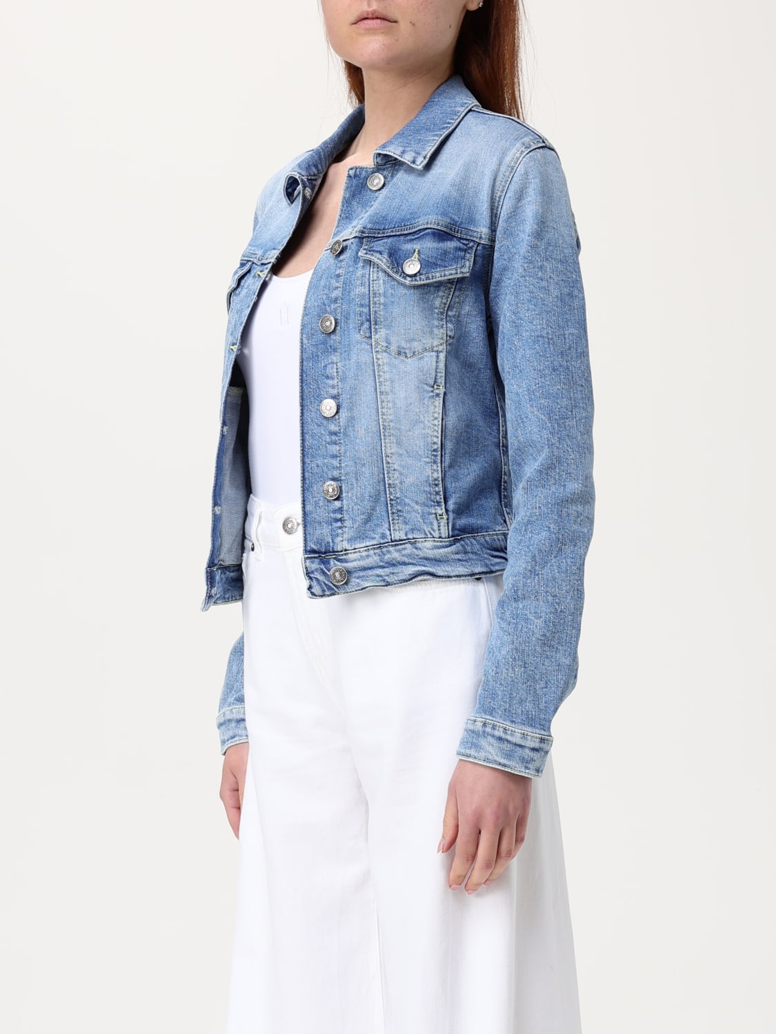 ジャケット DONDUP Woman Jacket Blue DJ460DSH365DIQ1 800 DONDUP: Jacket woman - Blue | Dondup jacket DJ460DSH365DIQ1