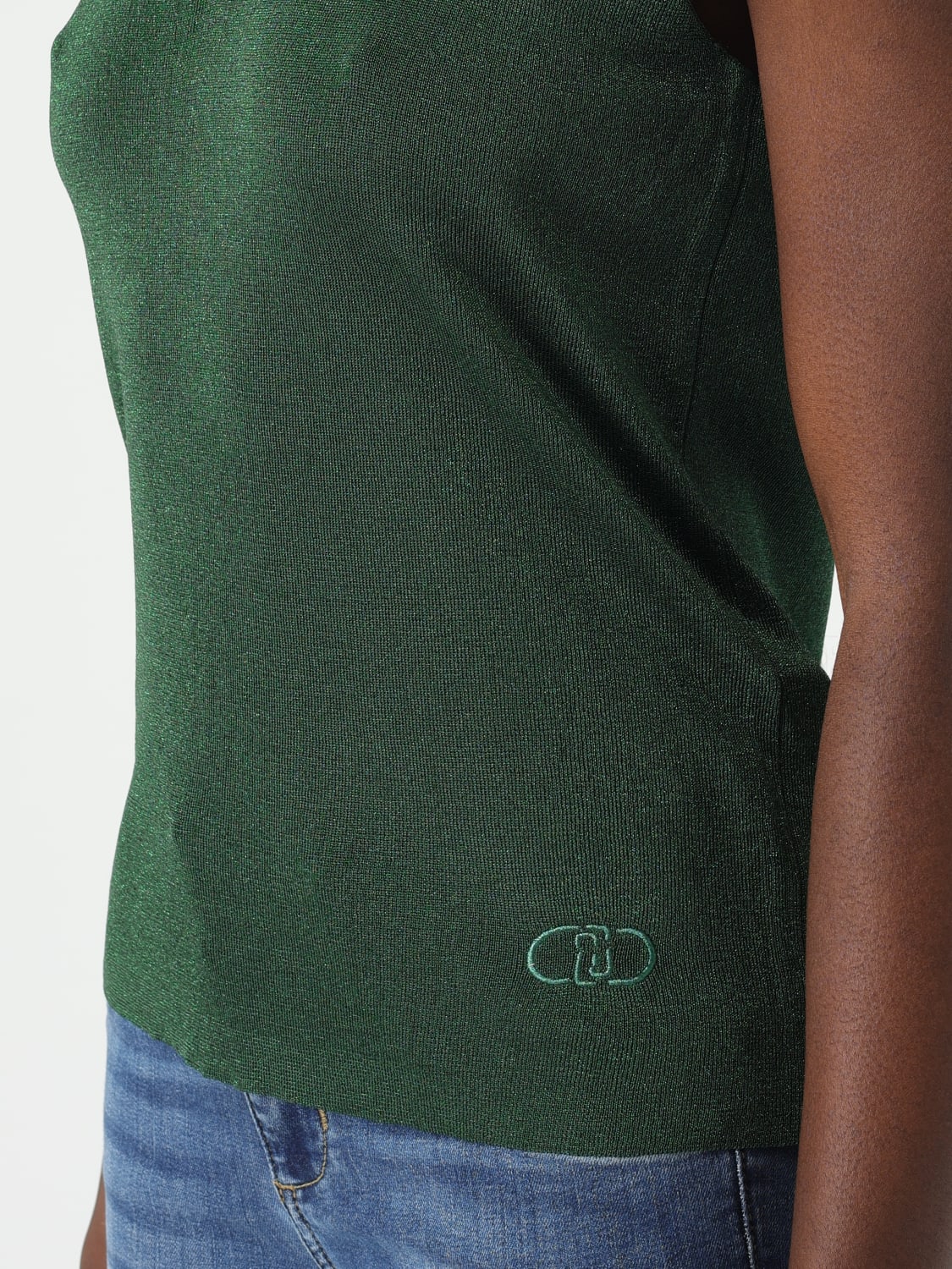 LIU JO TOP: Sweater woman Liu Jo, Green - Img 3