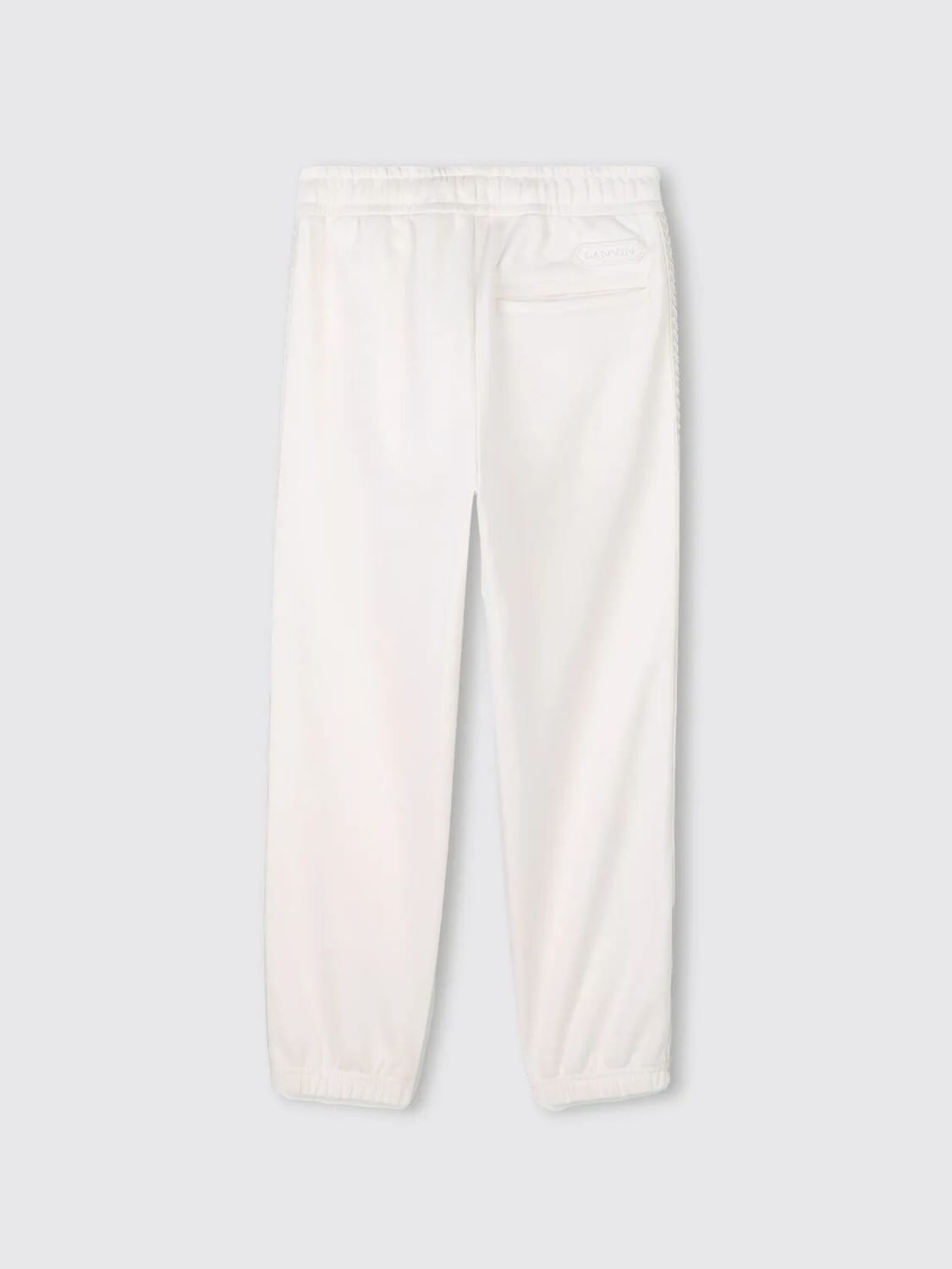 LANVIN PANTALONI: Pantalone jogging Lanvin in cotone, Panna - Img 2