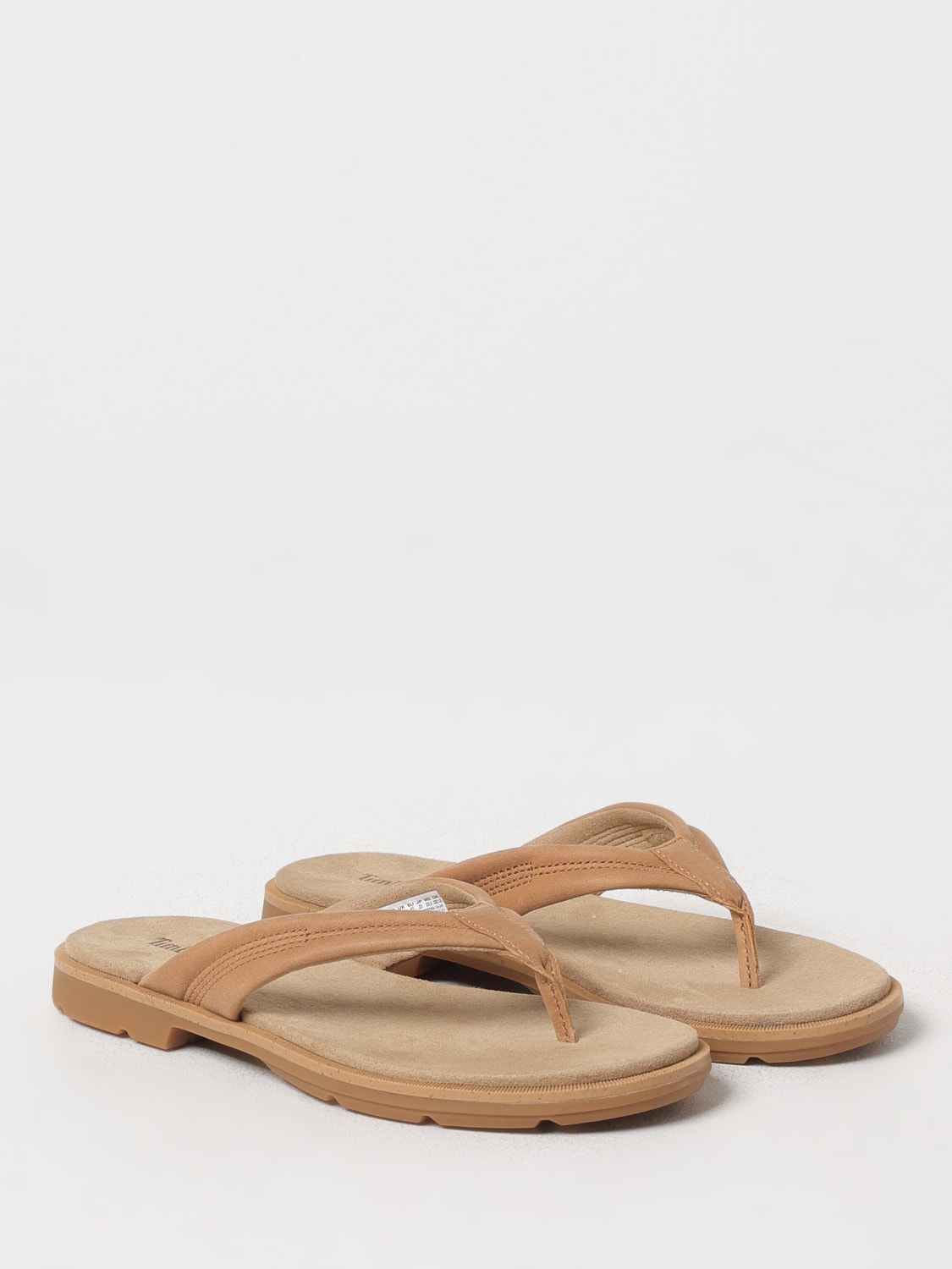 シューズ・サンダルその他 TIMBERLAND Woman Flat sandals Beige TB0A2R5FEN21 Women's Calista Bay Thong Sandal