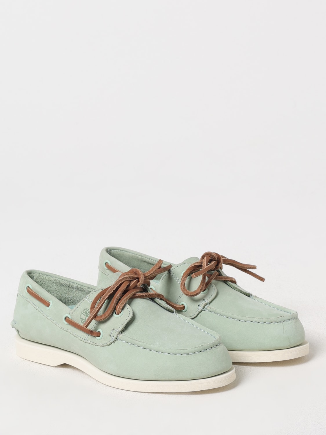 TIMBERLAND LOAFER: Loafers woman Timberland, Green - Img 2