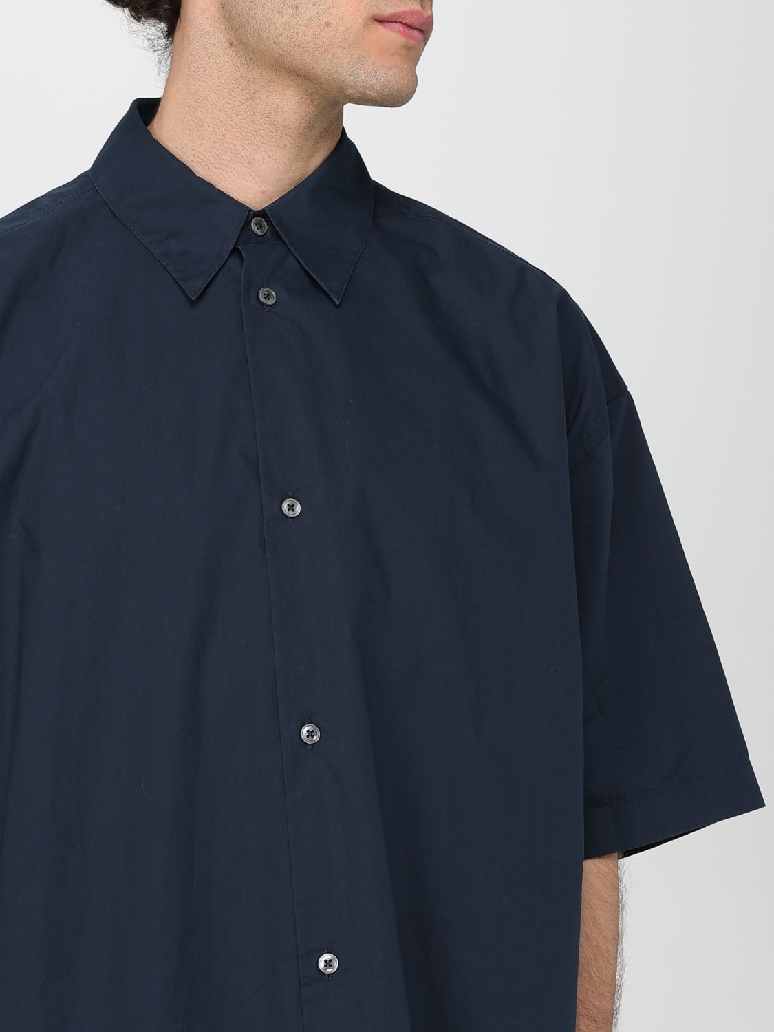 STUDIO NICHOLSON CAMICIA: Camicia Studio Nicholson in cotone , Blue Navy - Img 3