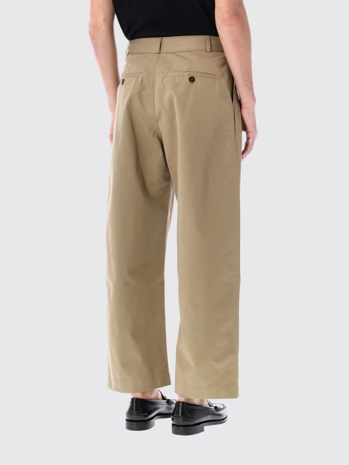 STUDIO NICHOLSON PANTS: Pants men Studio Nicholson, Brown - Img 2