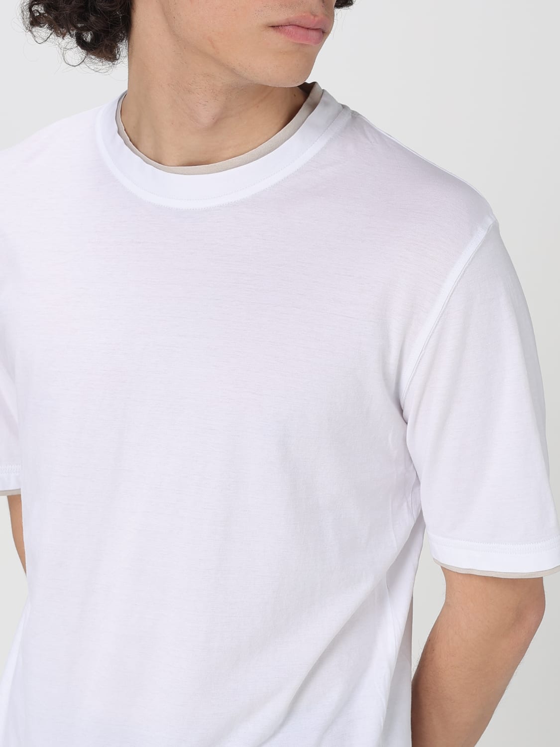 Tシャツ・カットソー PAOLO PECORA Men T-shirt White F03241691 101 PAOLO PECORA: T-shirt men - White | Paolo Pecora t-shirt