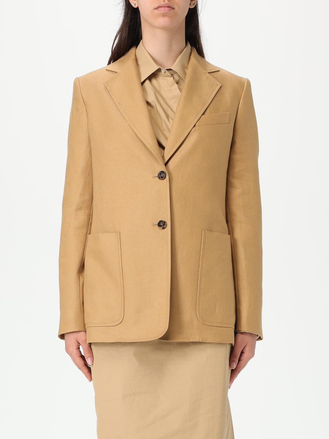 アウターその他 MAX MARA Woman Blazer Brown 2511041072600 017 MAX MARA: Blazer woman - Brown | Max Mara blazer