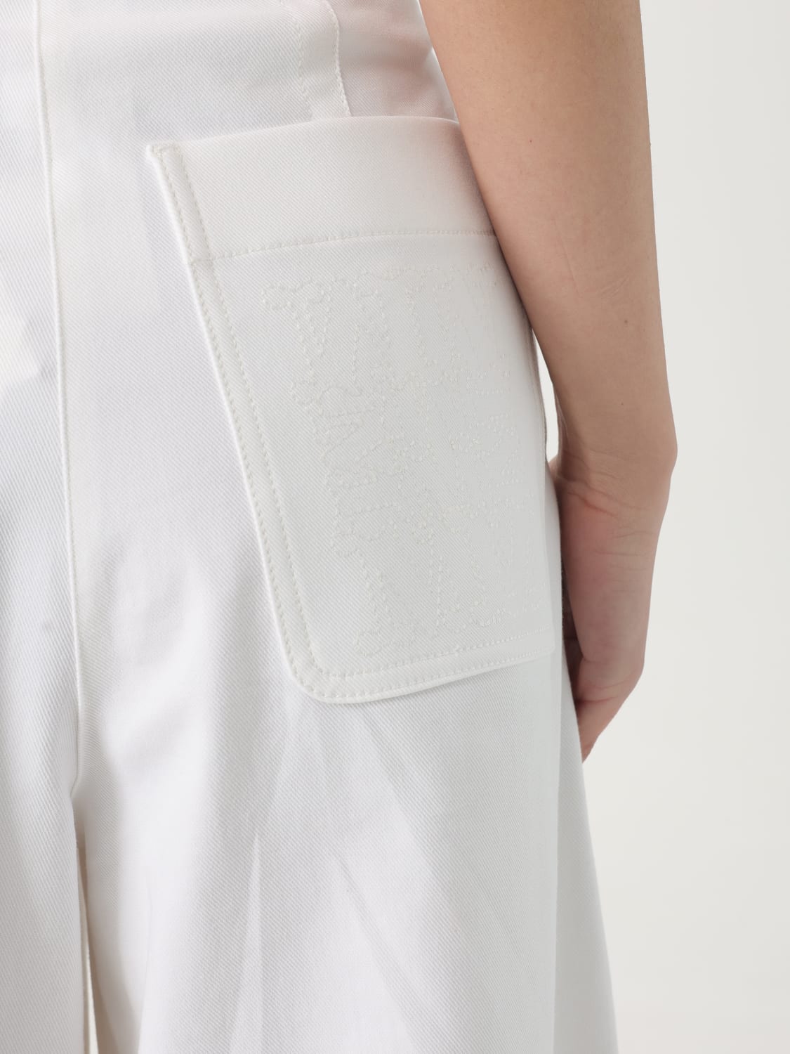 MAX MARA 裤子: 裤子 女士 Max Mara, 白色 - Img 4