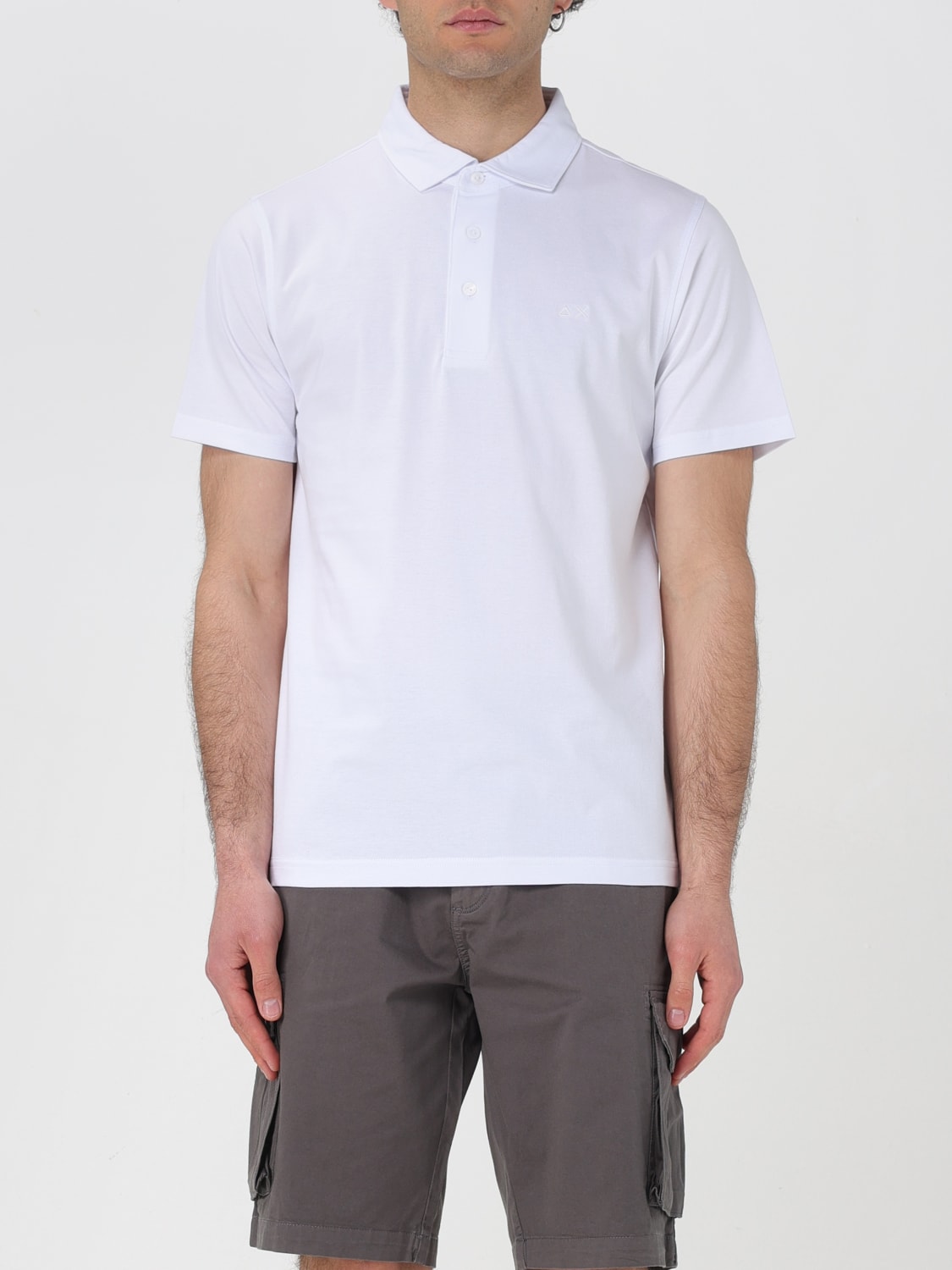 Tシャツ・カットソー SUN68 Men T-shirt White A35135 01 SUN68: T-shirt men - White | SUN68 polo shirt A35135 online
