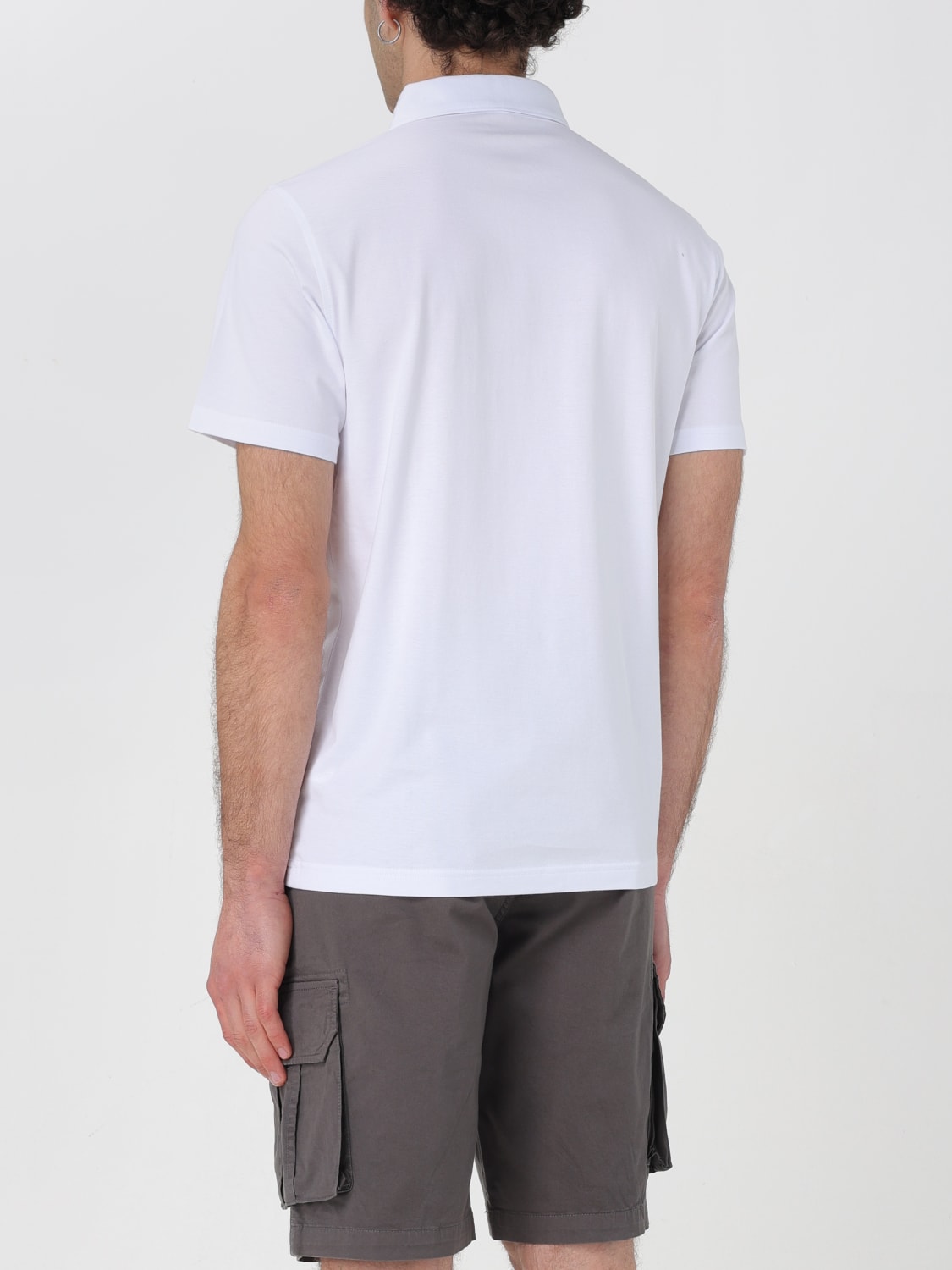 SUN68 POLO: Polo basic in jersey di cotone SUN68, Bianco - Img 2