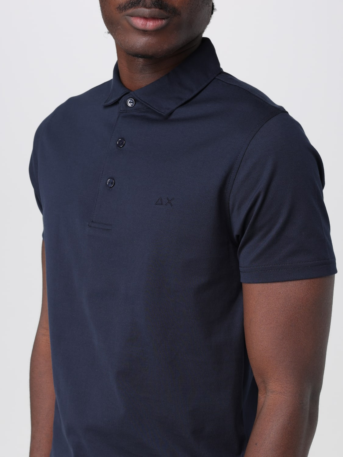 SUN68 POLO SHIRT: T-shirt men SUN68, Blue - Img 3