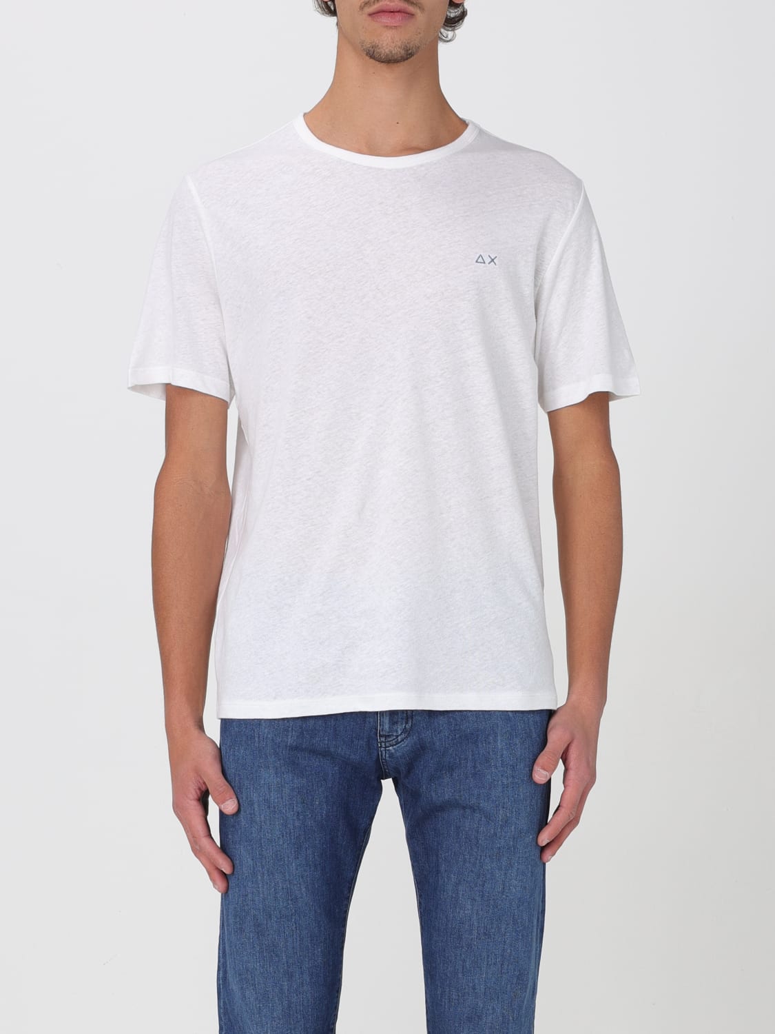 Tシャツ・カットソー SUN68 Men T-shirt White T34132 31 SUN68: T-shirt men - White | SUN68 t-shirt T35132 online at