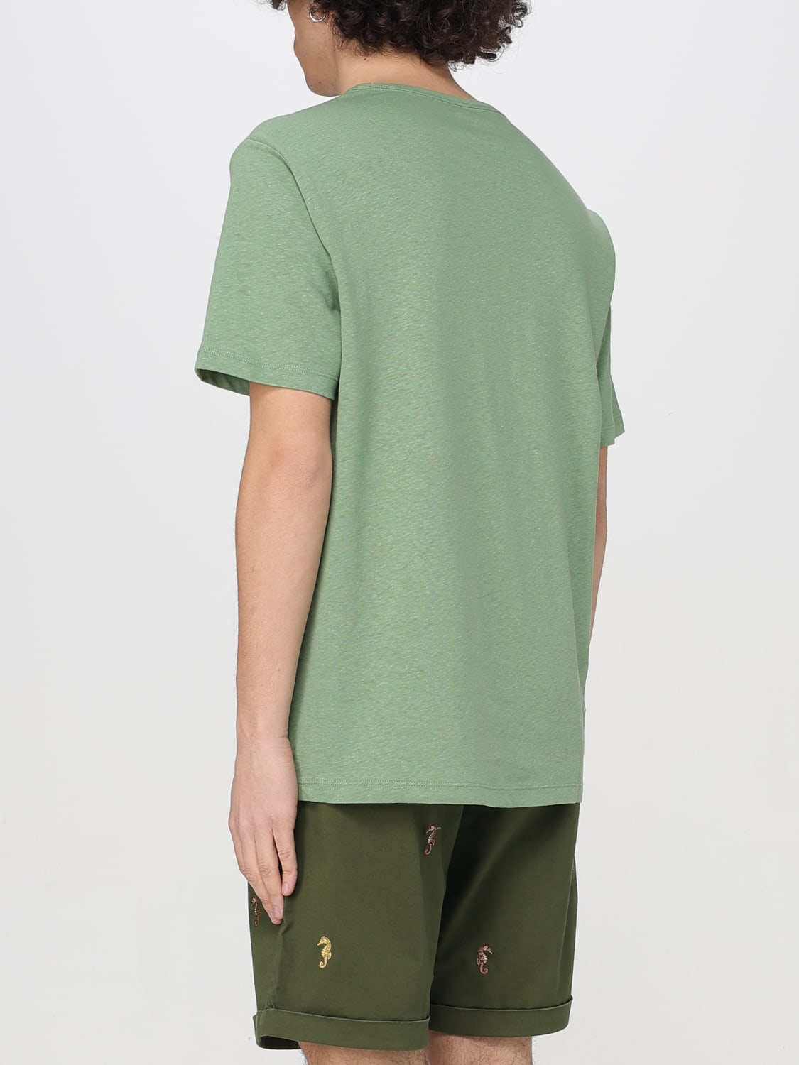 SUN68 T-SHIRT: T-shirt in cotone con logo SUN68, Salvia - Img 2