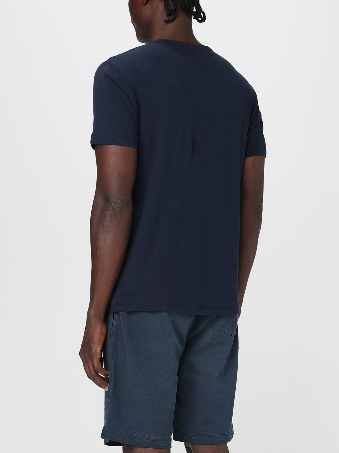 SUN68: T-shirt men - Blue 1 | SUN68 t-shirt T35132 online at