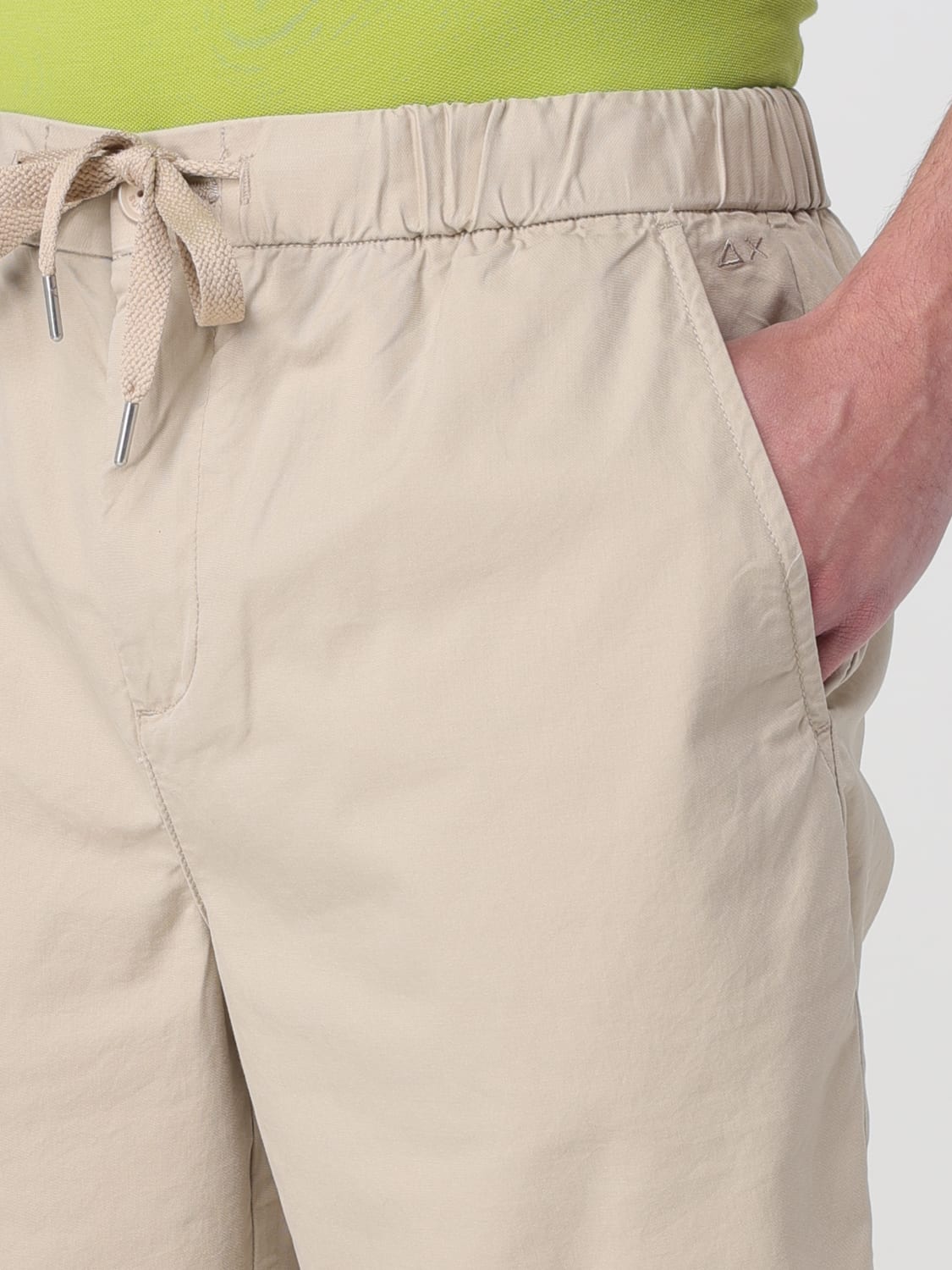 SUN68 PANTALONCINO: Pantaloncino SUN68 in cotone stretch , Corda - Img 3