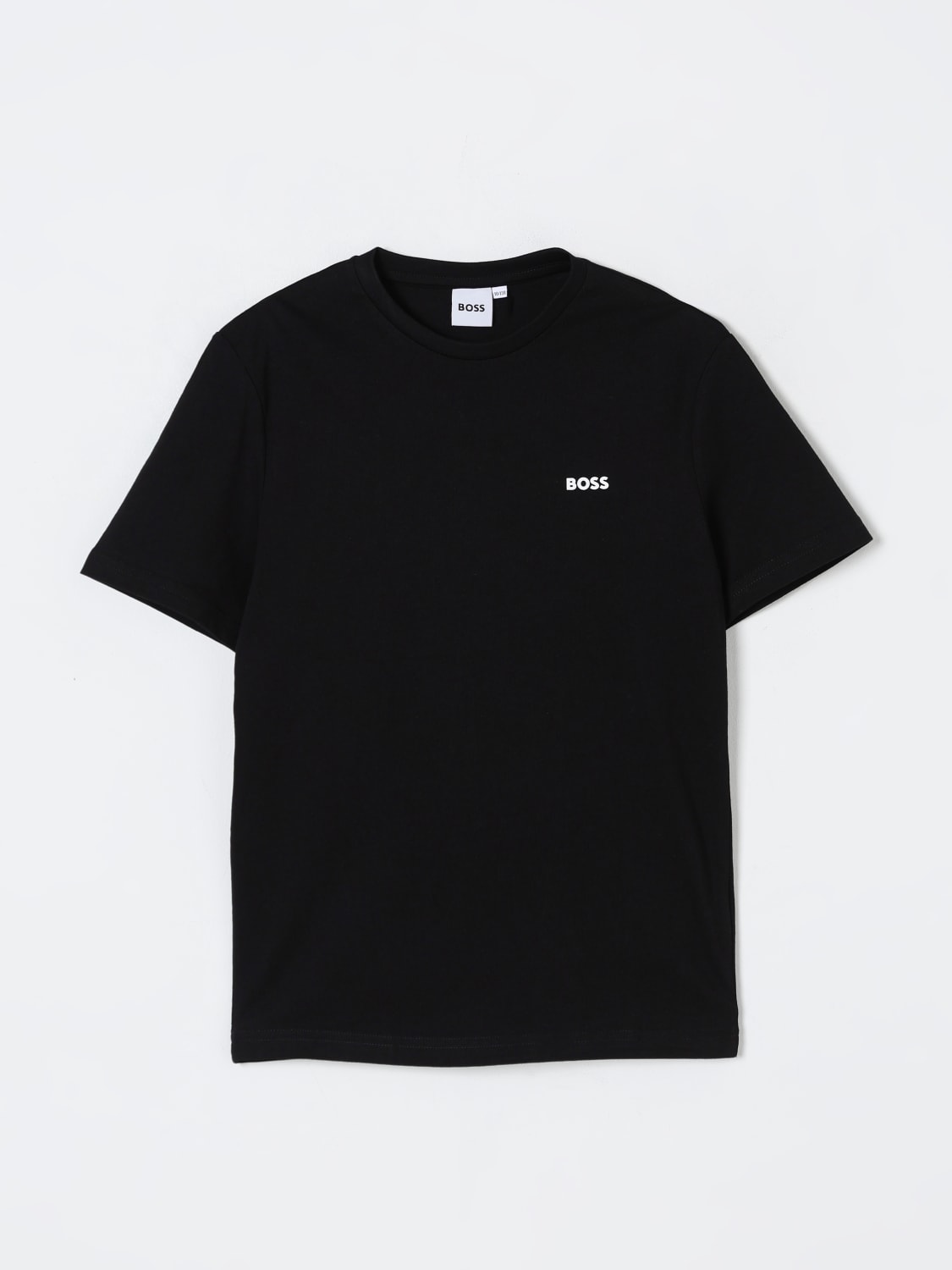 BOSS T-SHIRT: T-shirt kids Boss, Black - Img 1