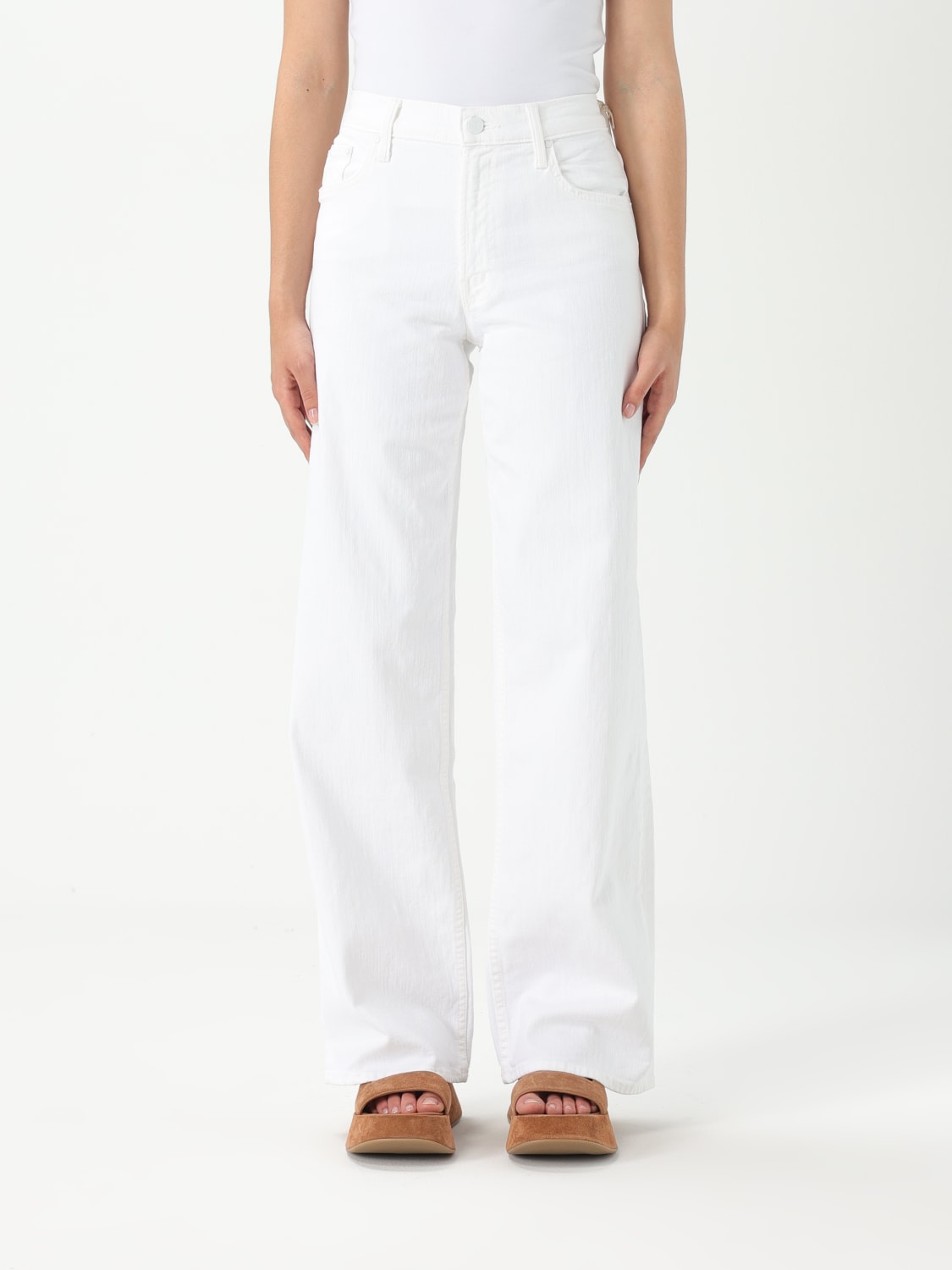 MOTHER JEANS: Jeans femme Mother, Naturel - Img 1