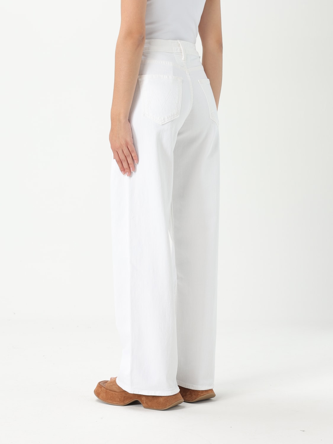 MOTHER JEANS: Jeans femme Mother, Naturel - Img 2