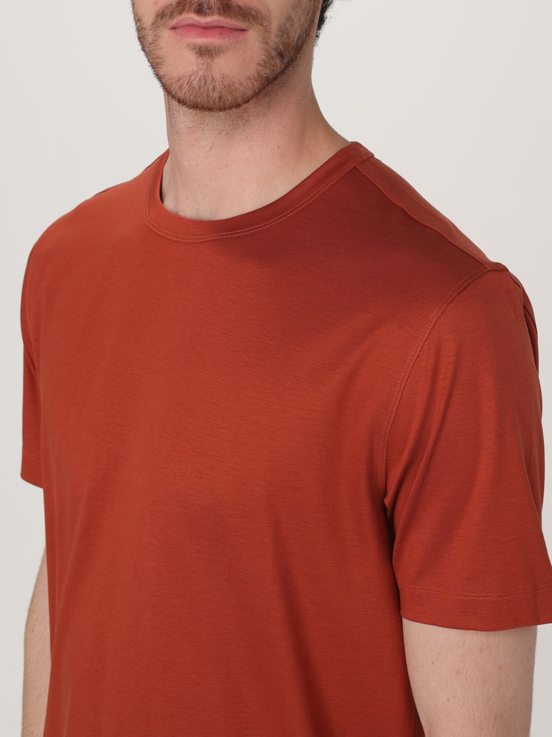 Tシャツ・カットソー BOSS Men T-shirt Orange 50513674 806 BOSS:Tシャツ メンズ - オレンジ | GIGLIO.COMオンラインのBoss