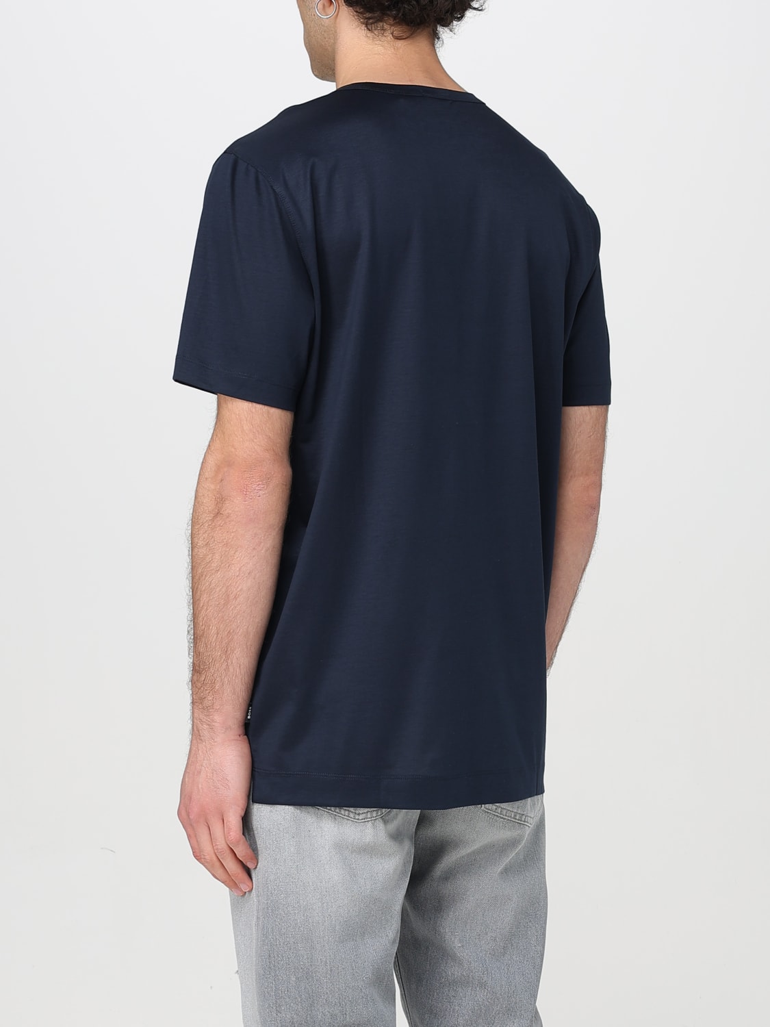 Tシャツ・カットソー BOSS Men T-shirt Blue 1 50513674 404 BOSS: T-shirt men - Blue 1 | Boss t-shirt 50513674 online at