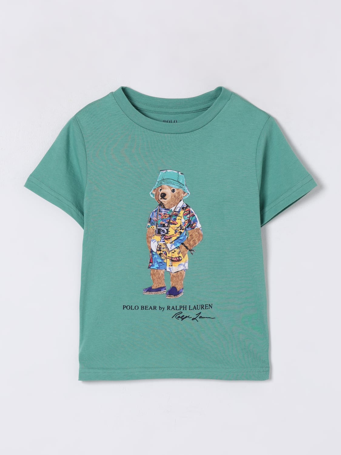 POLO RALPH LAUREN T-SHIRT: Sweater kids Polo Ralph Lauren, Green - Img 1
