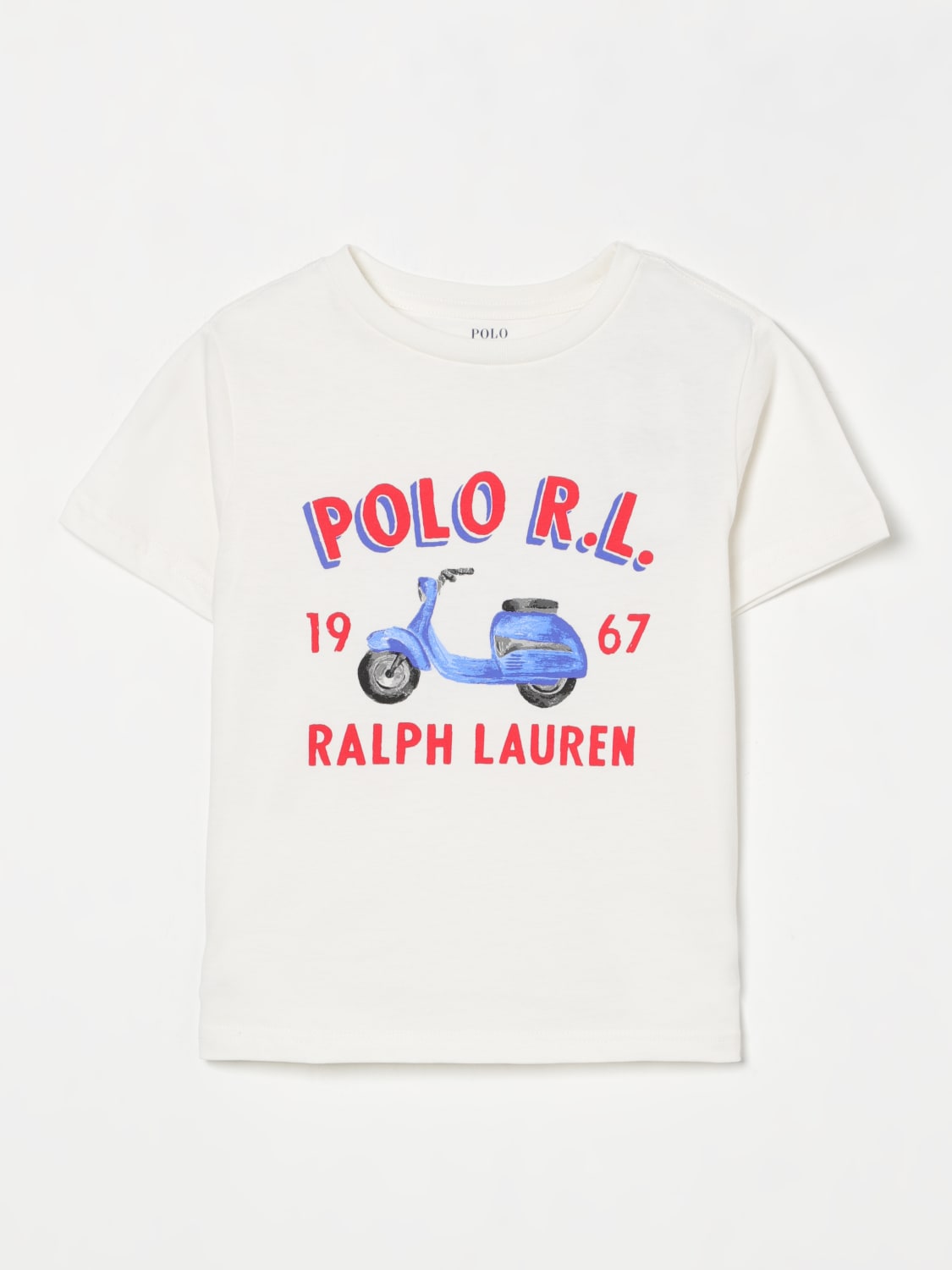 POLO RALPH LAUREN CAMISETA: Jersey niños Polo Ralph Lauren, Blanco - Img 1