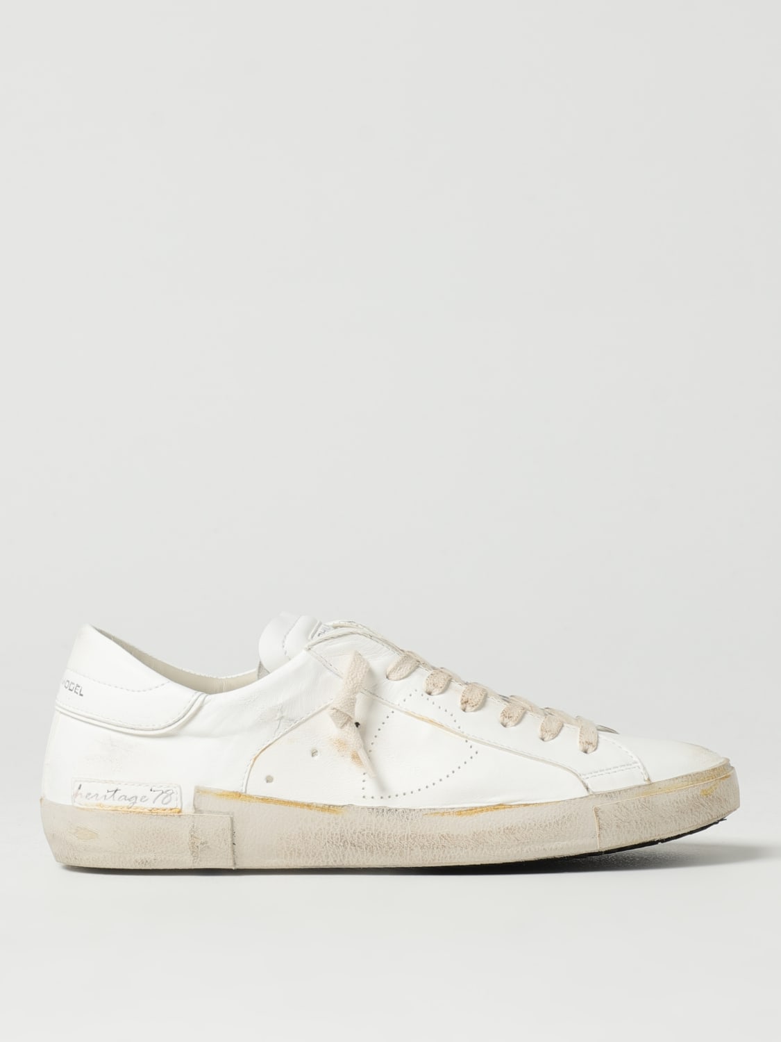 PHILIPPE MODEL SNEAKERS: Sneakers herren Philippe Model, Weiß - Img 1