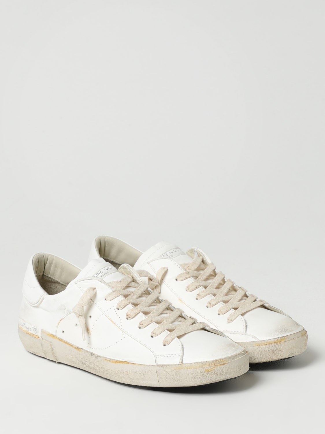 PHILIPPE MODEL SNEAKERS: Sneakers herren Philippe Model, Weiß - Img 2