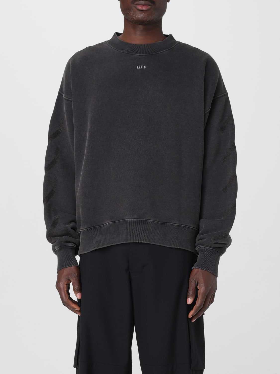 OFF-WHITE SWEATSHIRT: Sweatshirt men Off-white, Black - Img 1