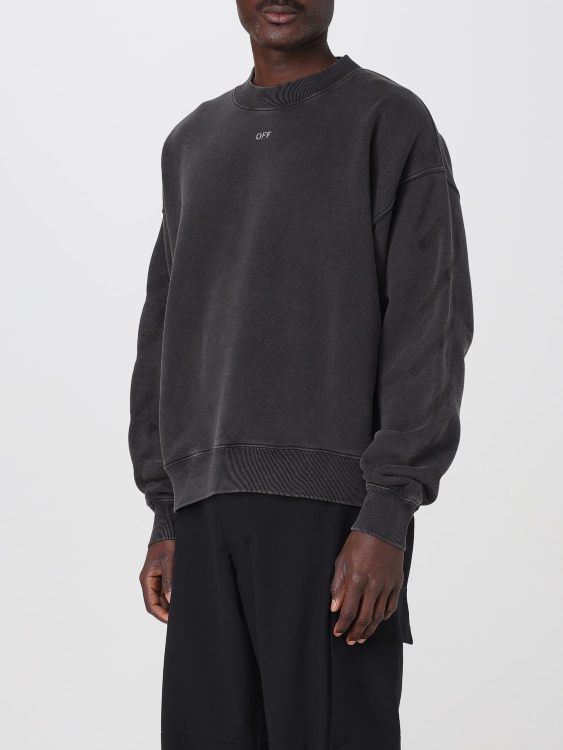 OFF-WHITE SWEATSHIRT: Sweatshirt men Off-white, Black - Img 4
