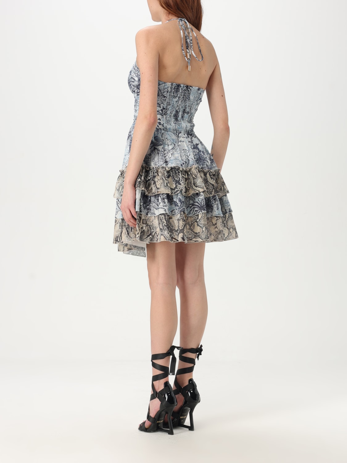 ワンピース JUST CAVALLI Woman Dress Blue 78PAO960NS603 204 JUST CAVALLI: Dress woman - Blue | Just Cavalli dress