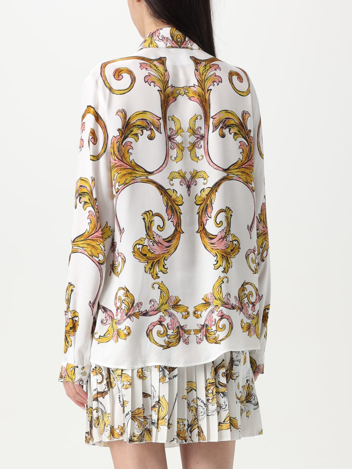 VERSACE JEANS COUTURE CAMISA: Camisa mujer Versace Jeans Couture, Blanco - Img 2