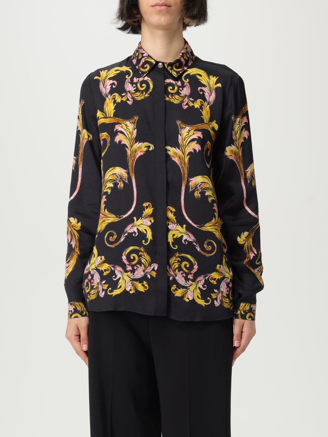 VERSACE JEANS COUTURE CAMISA: Camisa mujer Versace Jeans Couture, Negro - Img 1