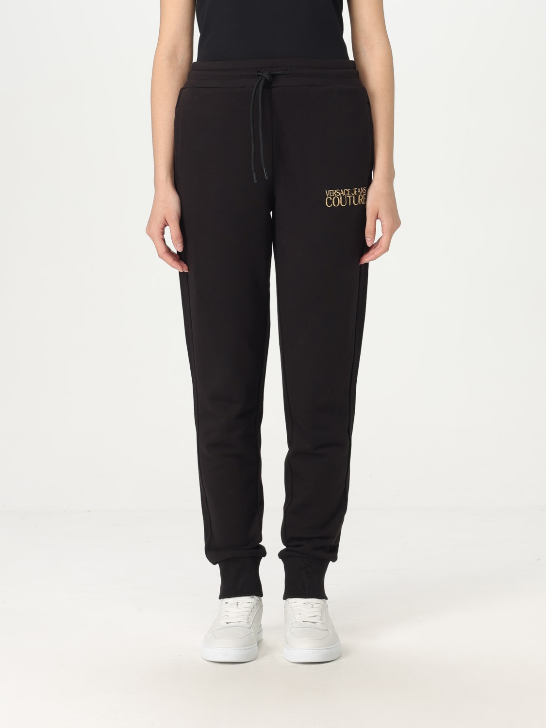 パンツ VERSACE JEANS COUTURE Woman Pants Black 78HAAT06CF01T G89 VERSACE JEANS COUTURE: Pants woman - Black | Versace Jeans