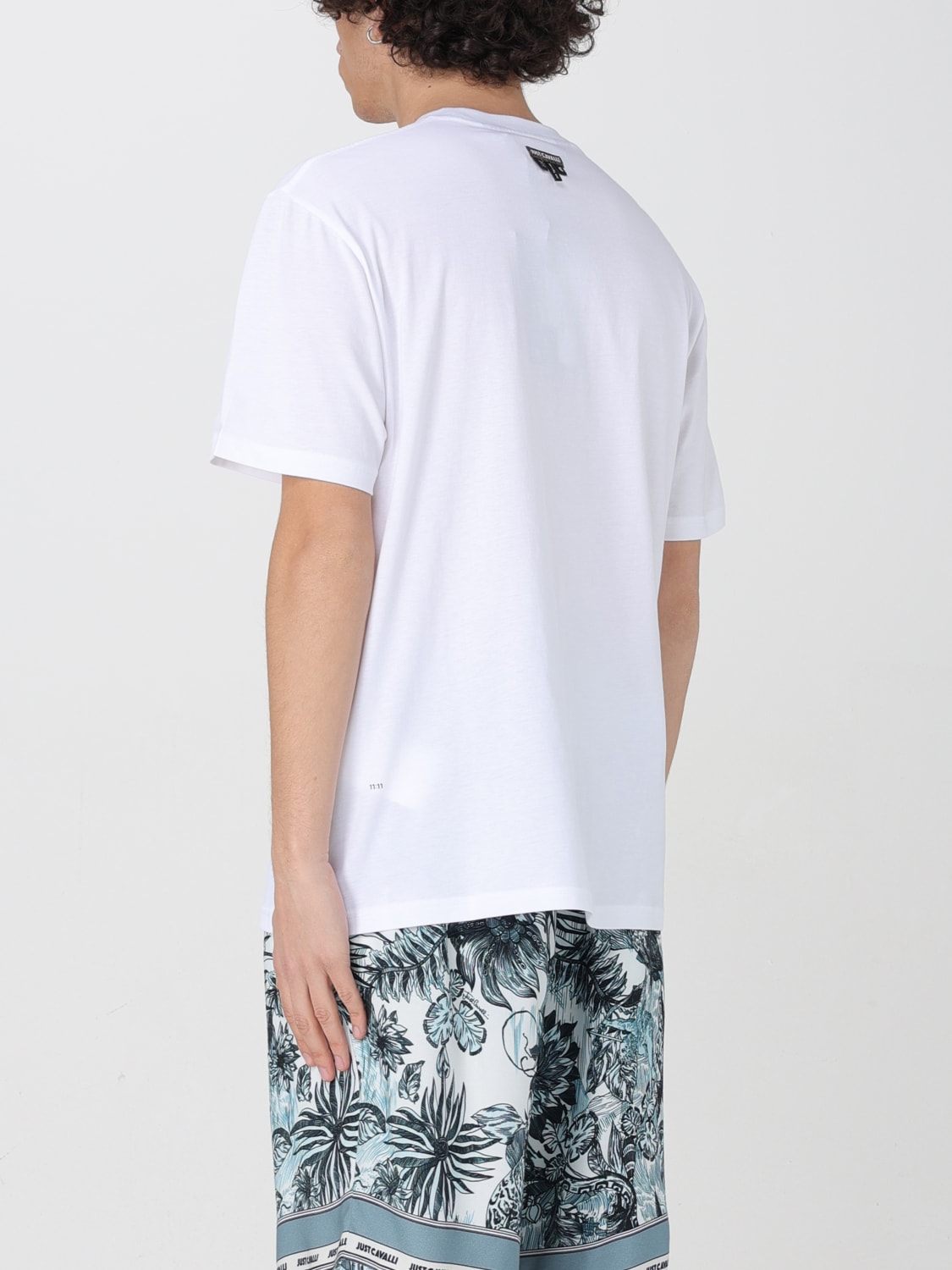 Tシャツ・カットソー JUST CAVALLI Men T-shirt White 78OAHT03CJ500 003 JUST CAVALLI: T-shirt men - White | Just Cavalli t-shirt