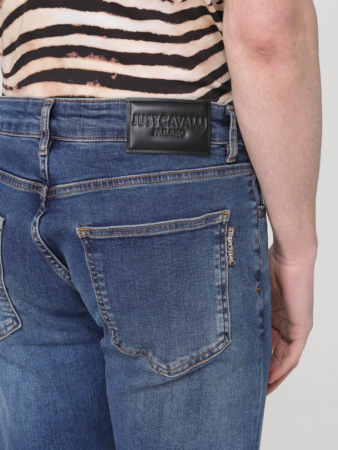 JUST CAVALLI JEANS: Pants men Just Cavalli, Blue - Img 3