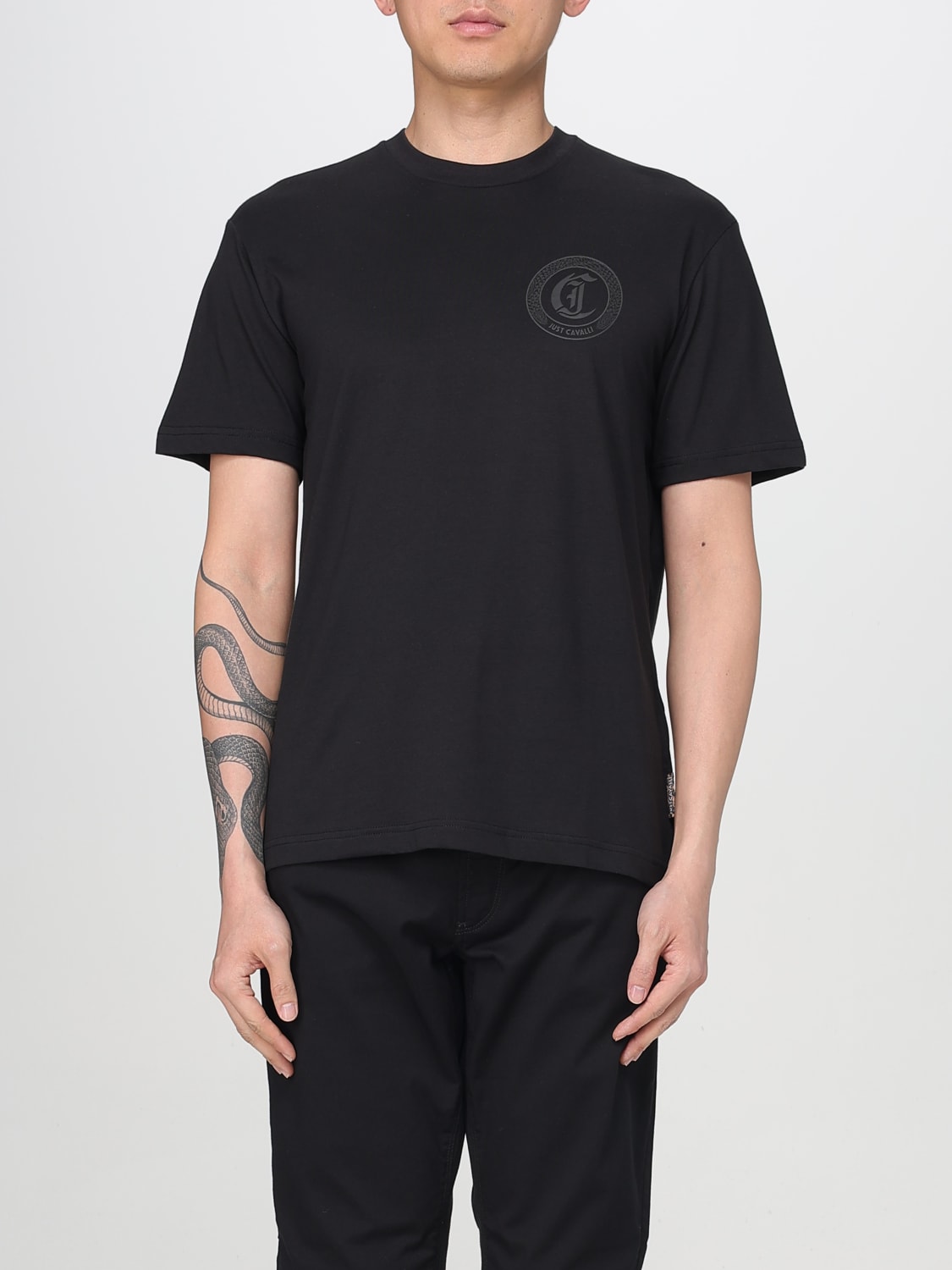 JUST CAVALLI: T-shirt men - Black | Just Cavalli t-shirt JUST CAVALLI: T-shirt men - Black | Just Cavalli t-shirt