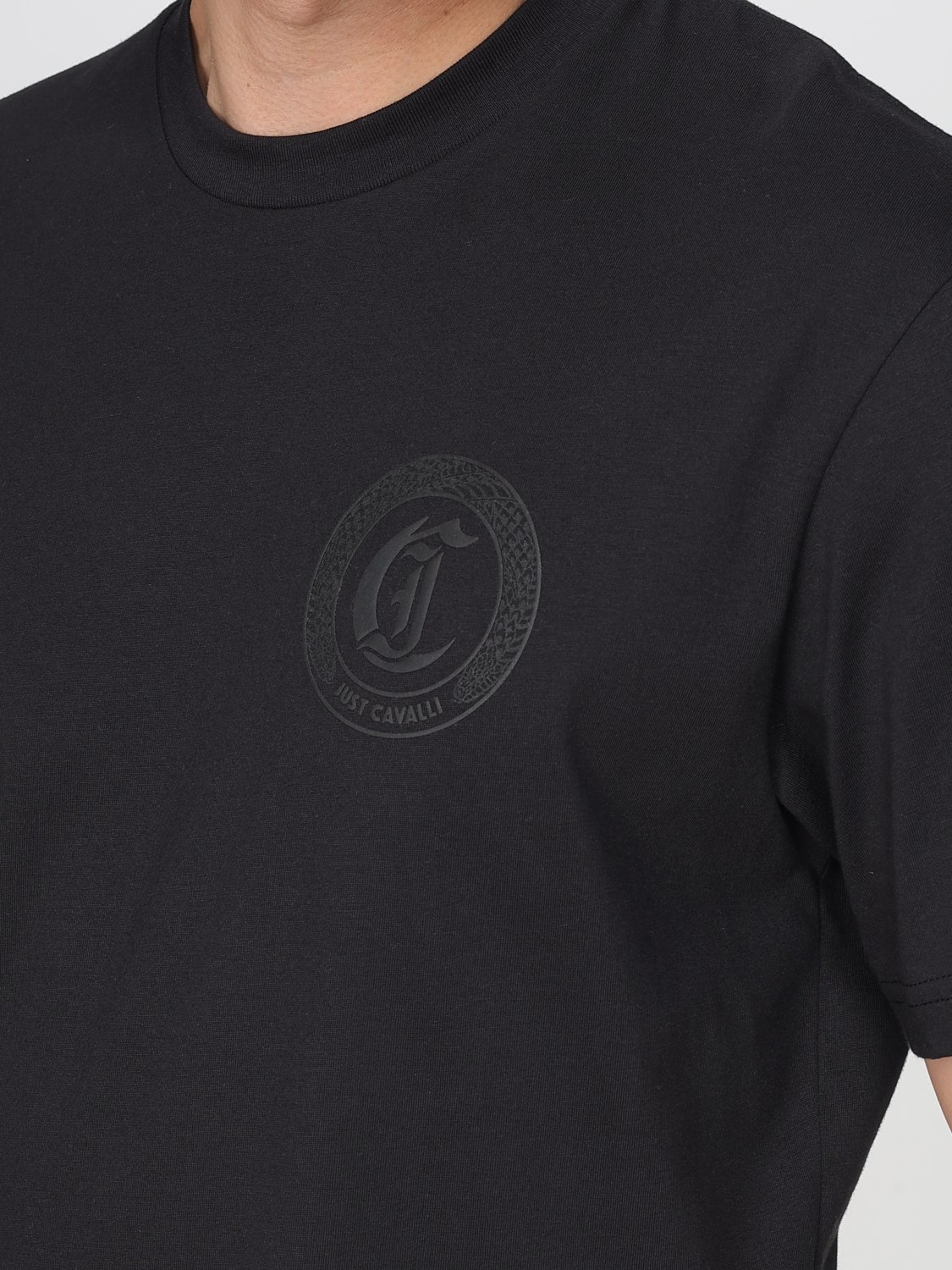 JUST CAVALLI: T-shirt men - Black | Just Cavalli t-shirt