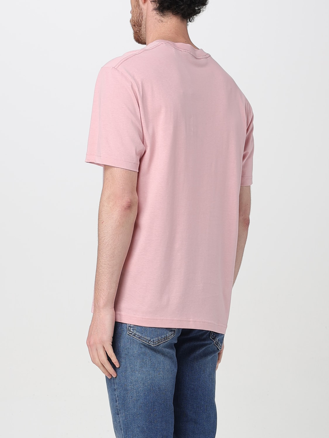 Tシャツ・カットソー JUST CAVALLI Men T-shirt Pink 78OAHT01CJ500 429 JUST CAVALLI: T-shirt men - Pink | Just Cavalli t-shirt