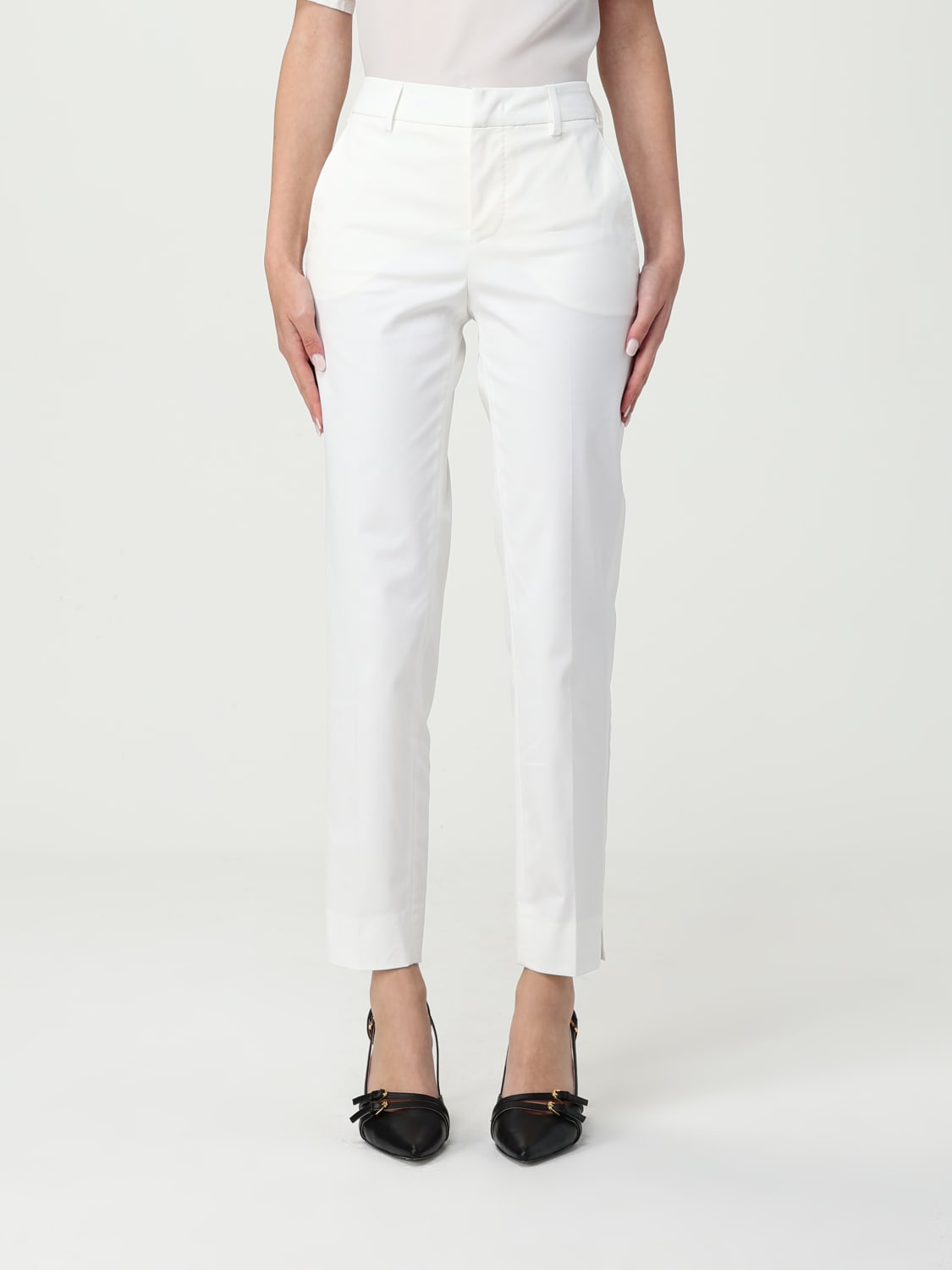 PT TORINO PANTS: Pants woman Pt Torino, White - Img 1