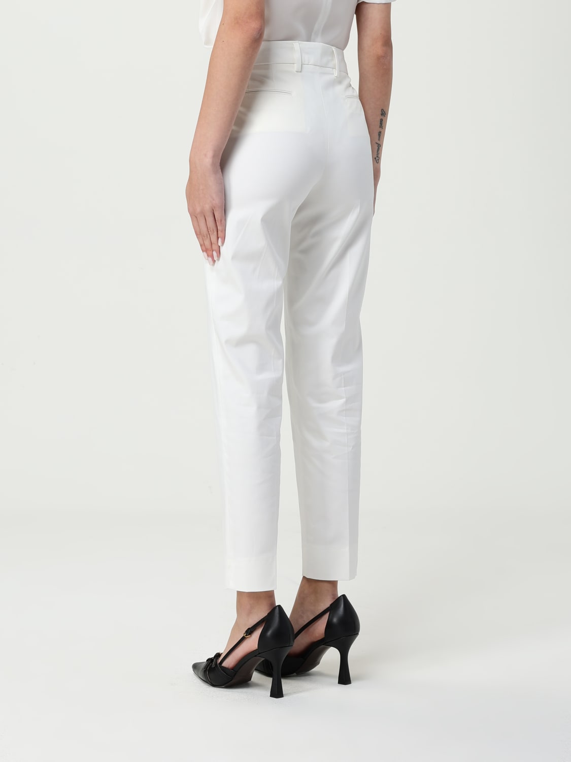 PT TORINO PANTS: Pants woman Pt Torino, White - Img 2