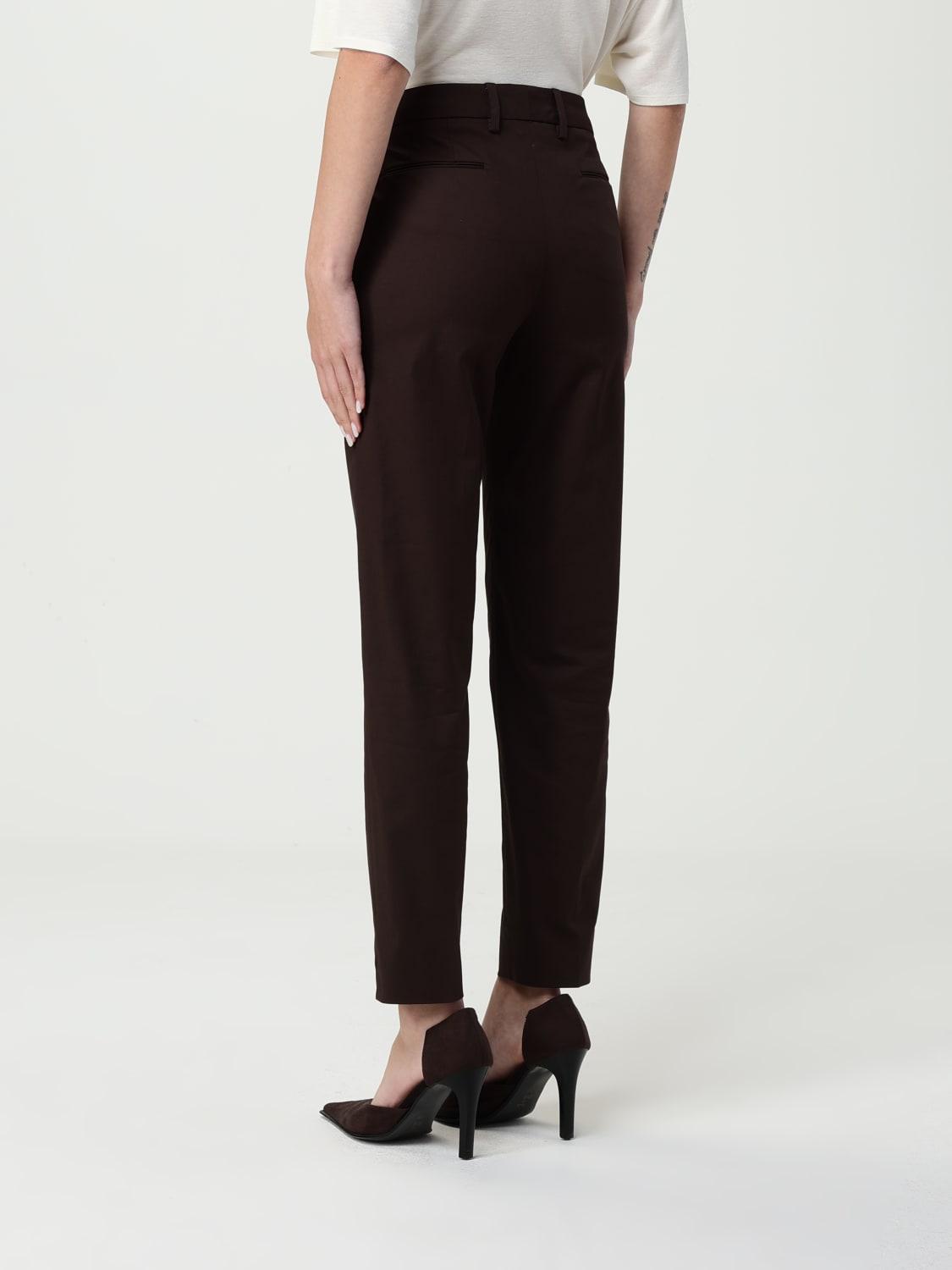 PT TORINO PANTS: Pants woman Pt Torino, Brown - Img 2