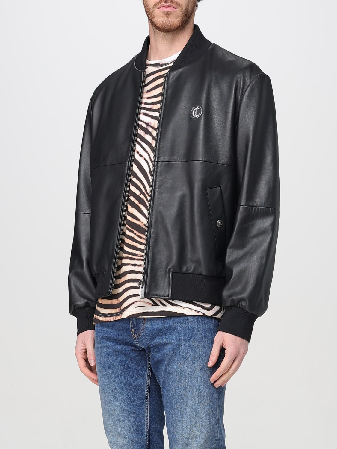 JUST CAVALLI JACKET: Jacket men Just Cavalli, Black - Img 4