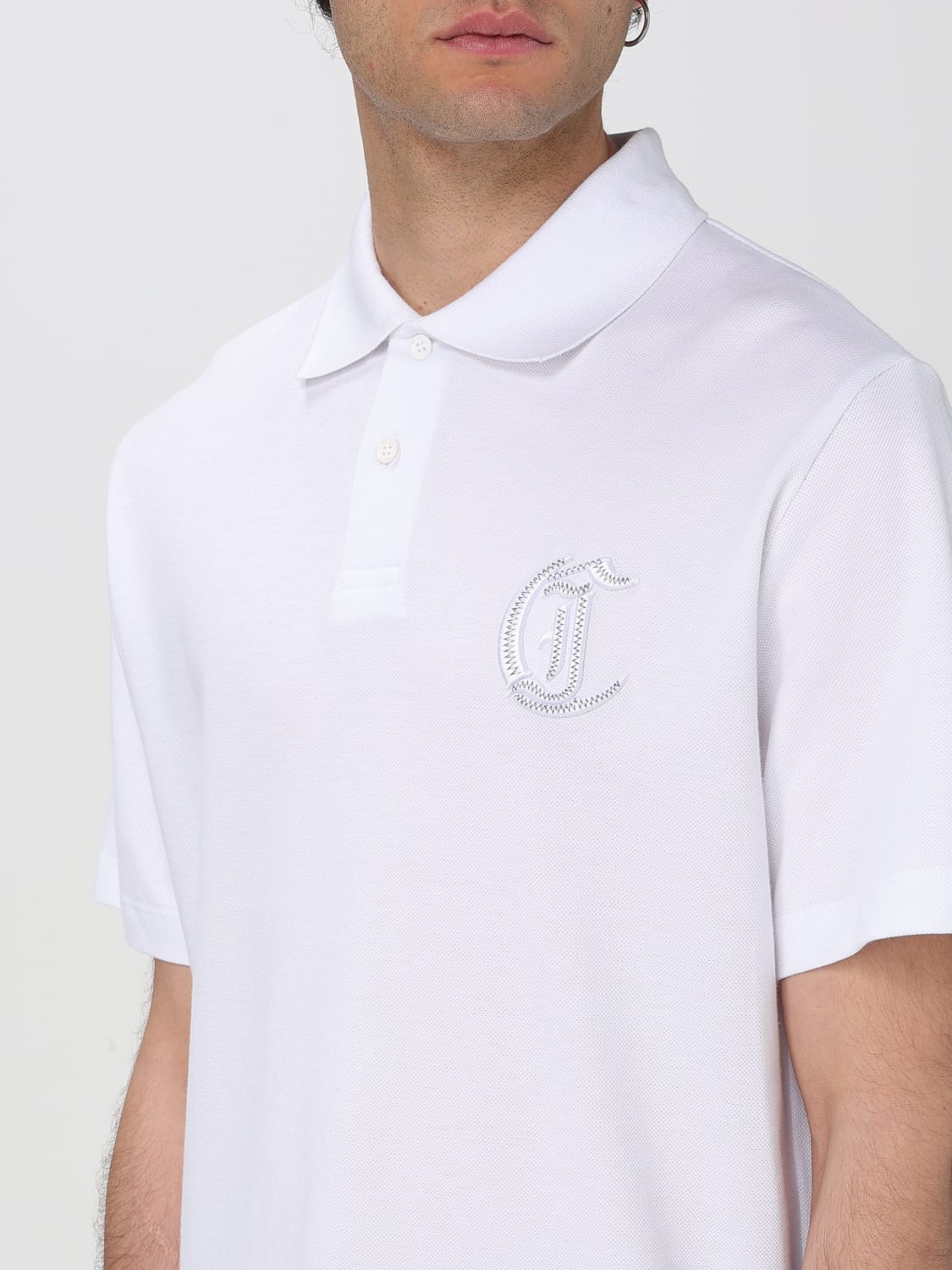 JUST CAVALLI POLO SHIRT: Polo shirt men Just Cavalli, White - Img 3