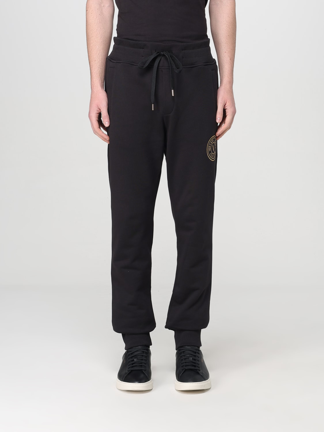 VERSACE JEANS COUTURE PANTS: Pants men Versace Jeans Couture, Black - Img 1