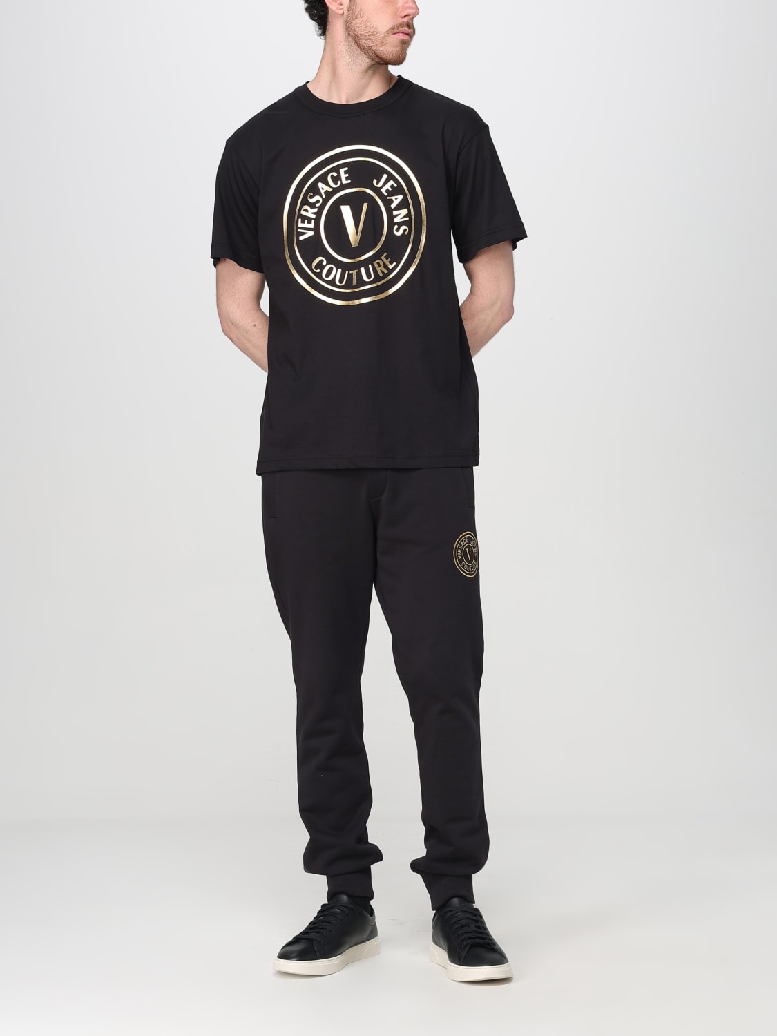 VERSACE JEANS COUTURE PANTS: Pants men Versace Jeans Couture, Black - Img 2
