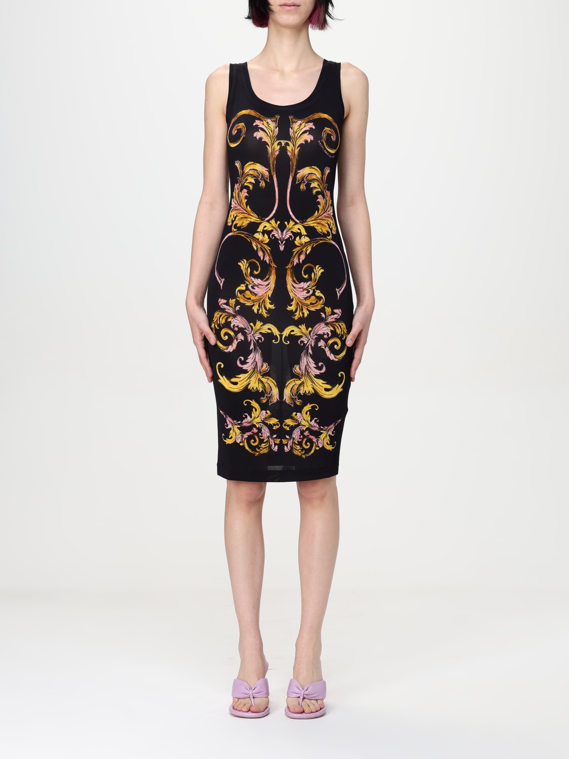 VERSACE JEANS COUTURE VESTIDO: Vestido mujer Versace Jeans Couture, Negro - Img 1