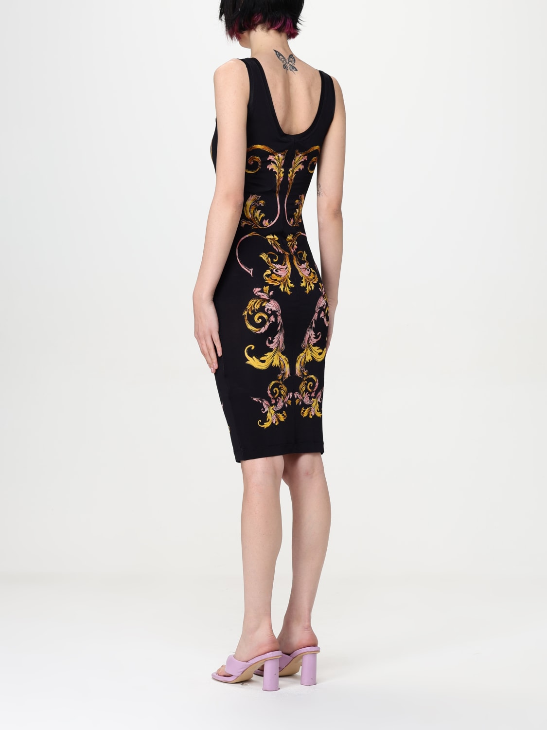 VERSACE JEANS COUTURE VESTIDO: Vestido mujer Versace Jeans Couture, Negro - Img 2