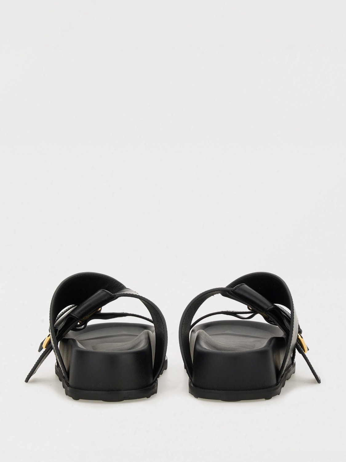 MOSCHINO COUTURE FLAT SANDAL: Flat sandals woman Moschino Couture, Black - Img 3